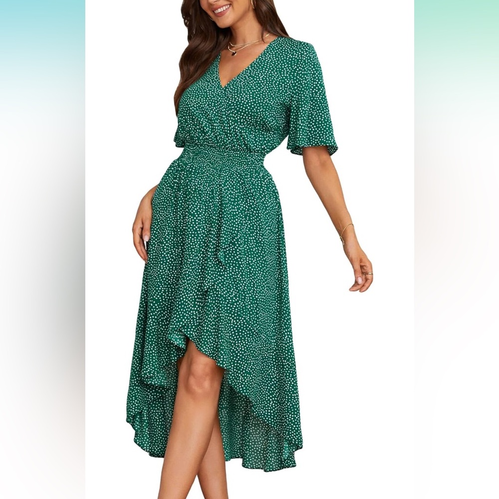Green dress, size L
